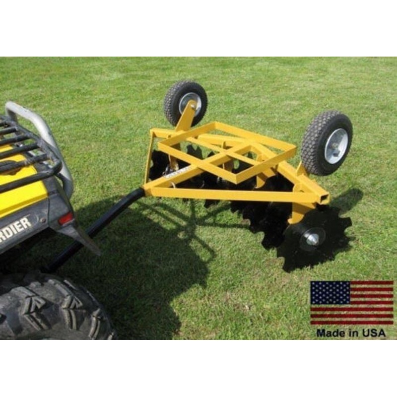 DISC CULTIVATOR Harrow – Tow Behind ATV UTV & Garden Tractor – 5 Ft Cut Width