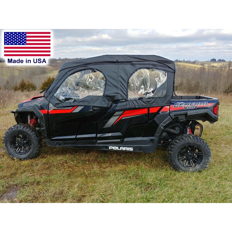 DOORS for Polaris General 4 – Crew – 1000 – XP – Soft Material – Vinyl Windows