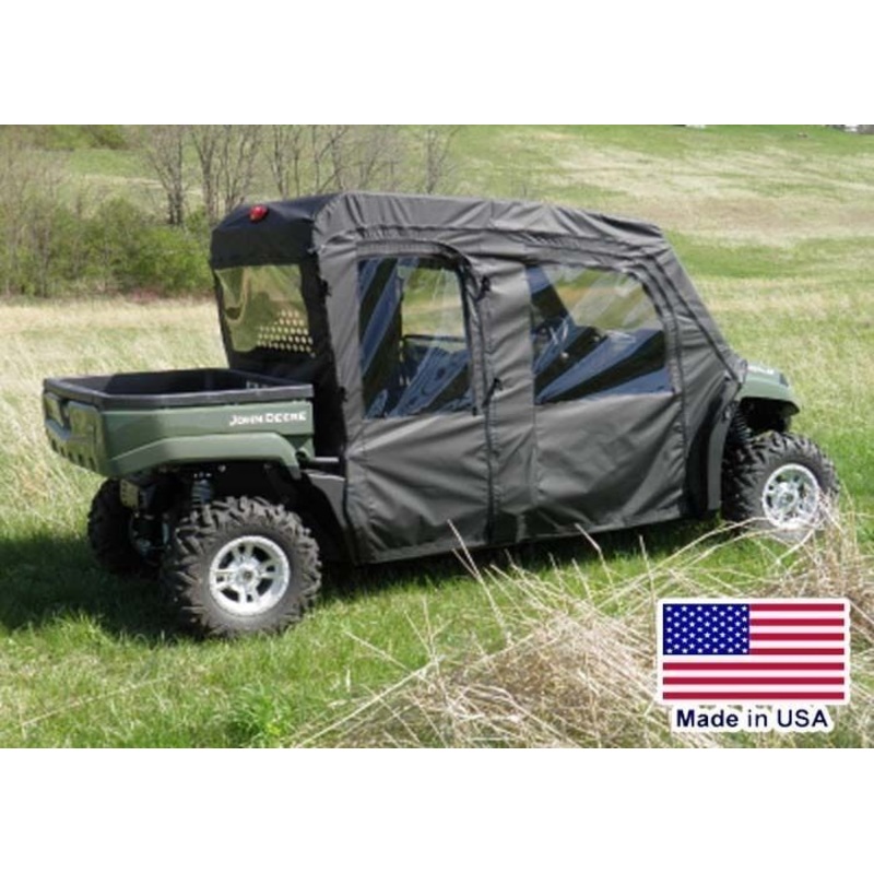 DOORS & REAR WINDOW for John Deere XUV 550 S4 – Soft Material – 4 Door Model