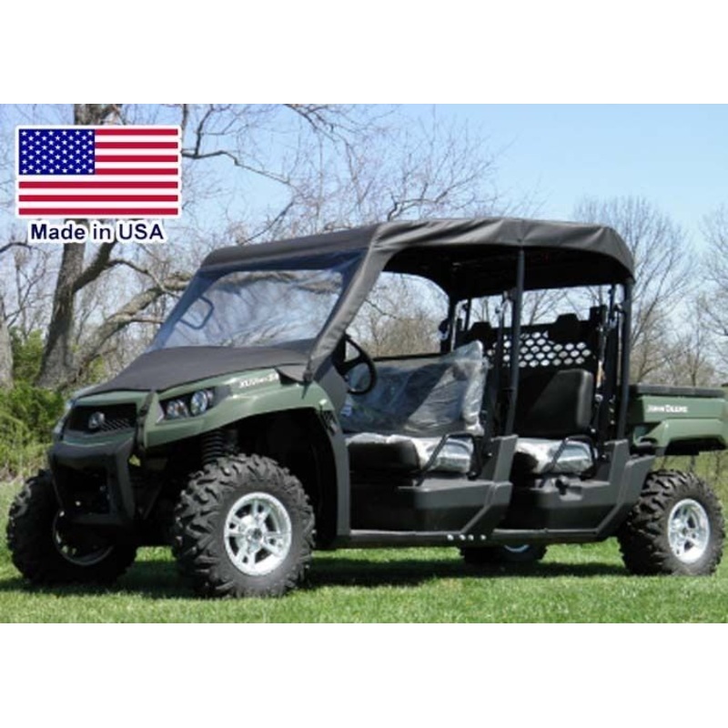 HALF Enclosure for John Deere XUV 550 S4 – Hard Windshield, Roof, & Rear Window