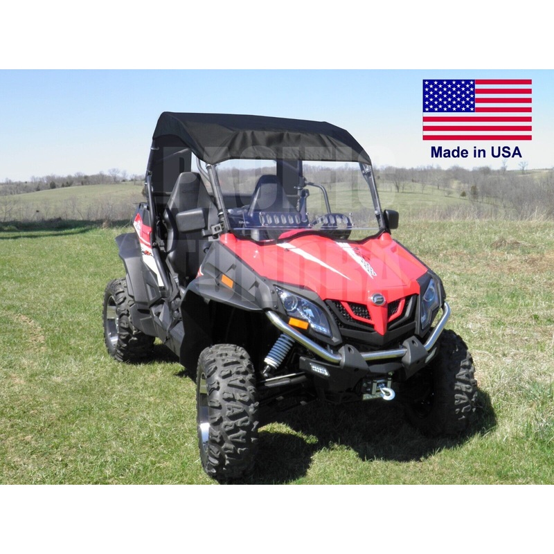 Half Enclosure for ZForce 500/800/1000 – Hard Windshield, Roof, & Rear Window