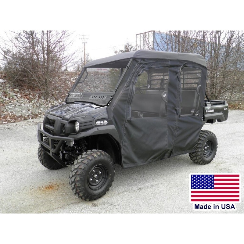 Kawasaki Pro FXT DXT Full Enclosure – HARD Windshield, Roof, Doors, Rear Window