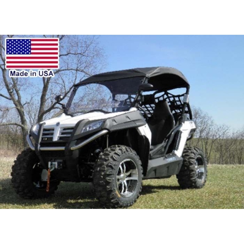 Partial Cab Enclosures for CF Moto Z6 ZFORCE 600 – Hard Windshield, Roof, & Rear