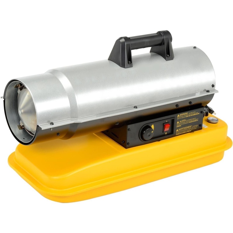 Portable Heater KEROSENE – Forced Air – 75,000 BTU – 240 CFM – 1750 sqft – 6 Gal
