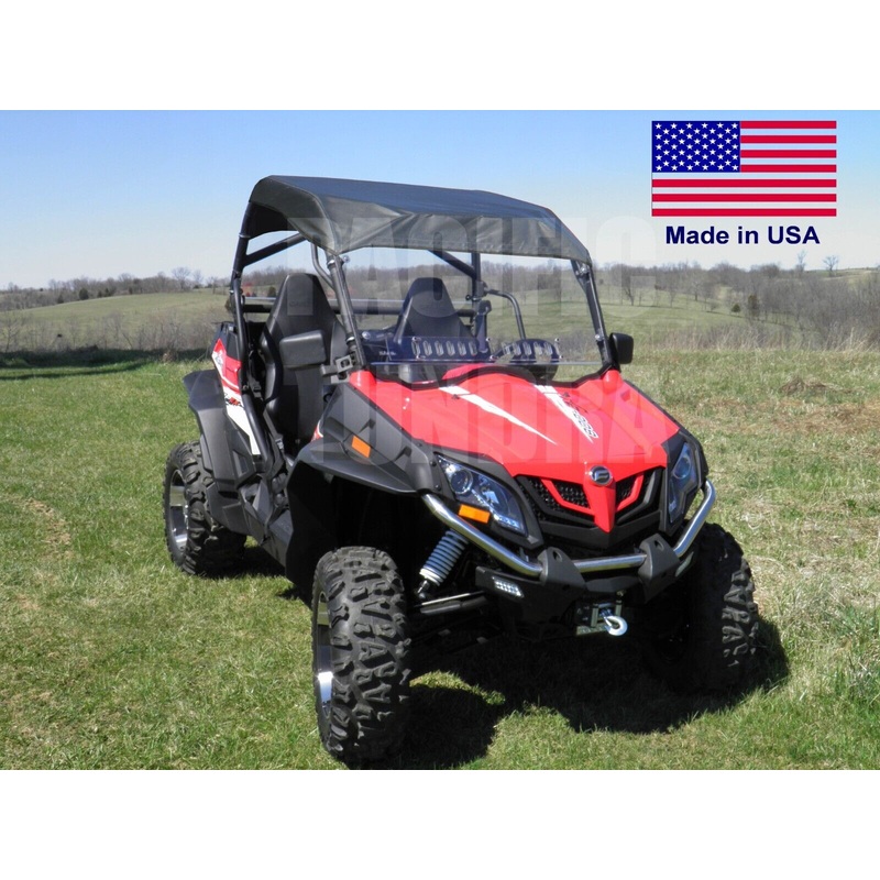 ROOF & HARD WINDSHIELD Combo for CFMoto ZForce 500/800/1000 – Soft Top
