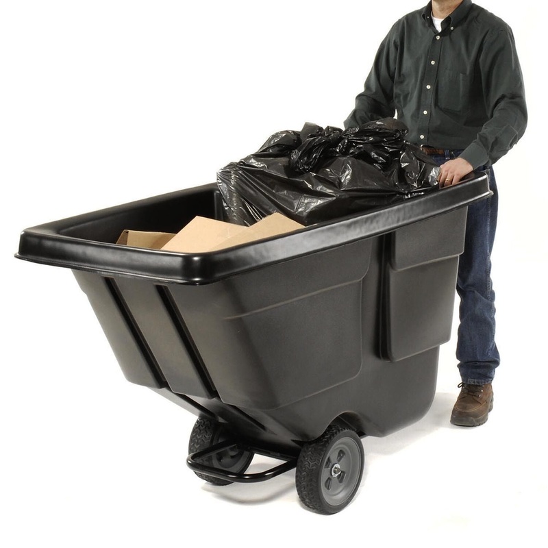 Tilt TRASH BIN – 300 lbs Capacity – 1/2 Cubic Yard – Portable – Waste – Garbage