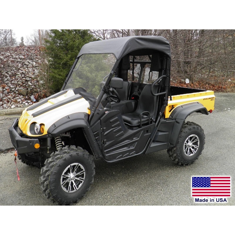Vinyl Windshield and Roof Combo for Cub Cadet Challenger 500 700 – Soft Top