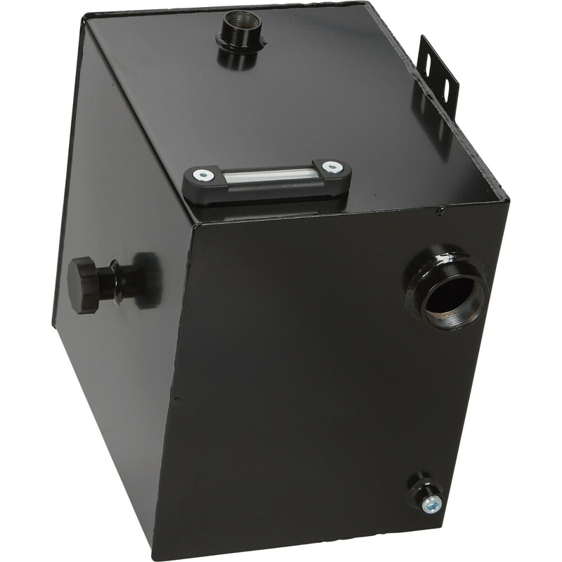 10 Gallon Steel HYDRAULIC OIL TANK – 2 FNPT Suction Port – 1 FNPT Return Port