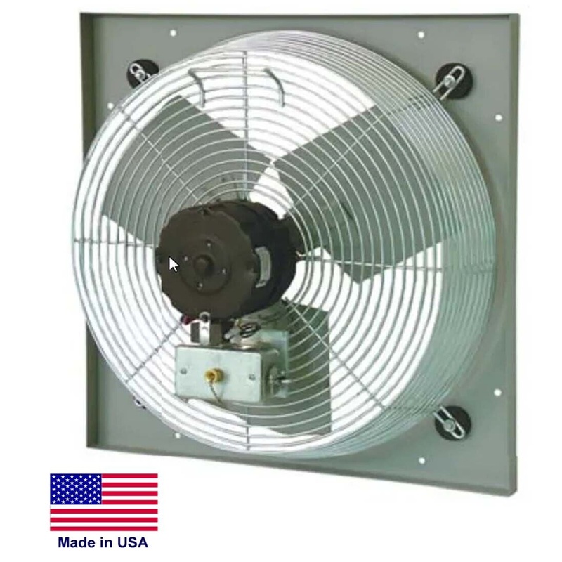 30 Wall Exhaust Fan – 3950 CFM – 120 Volts – 1 Phase – 2 Speed – Pull Chain