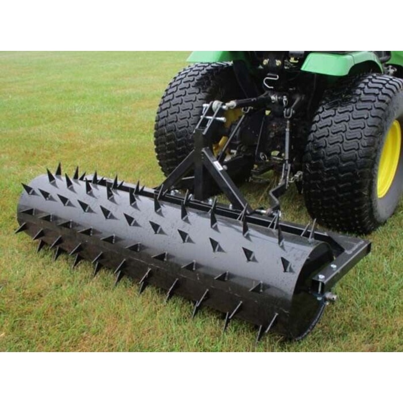 60 Spike Aerator- 3 Pt – CAT 1 – 126 Spikes – Pull Behind – 393 lbs Capacity