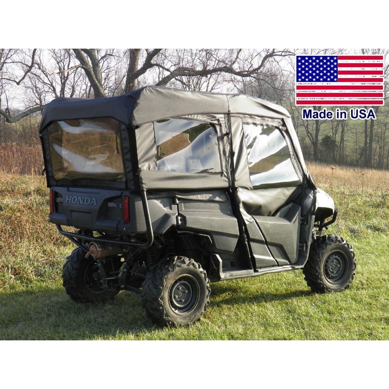 DOORS and REAR WINDOW for Honda 700-4 – Soft Material – Vinyl Windows