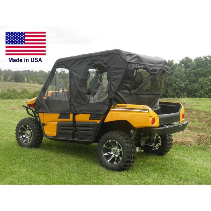 DOORS and REAR WINDOW for Kawasaki Teryx 4 – Soft Material – Heavy Duty