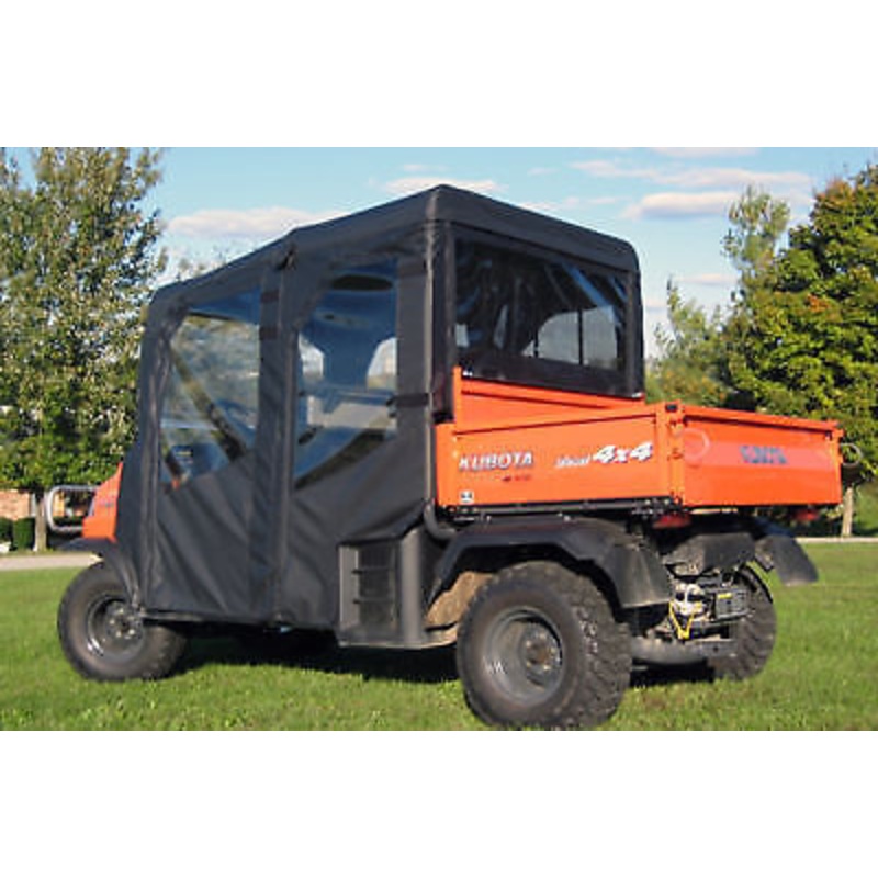 DOORS and REAR WINDOW for Kubota RTV1140 – Vinyl Windows – Soft Material
