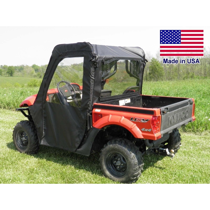 DOORS and REAR WINDOW for KYMCO 500 / 700 – Soft Material – Vinyl Windows