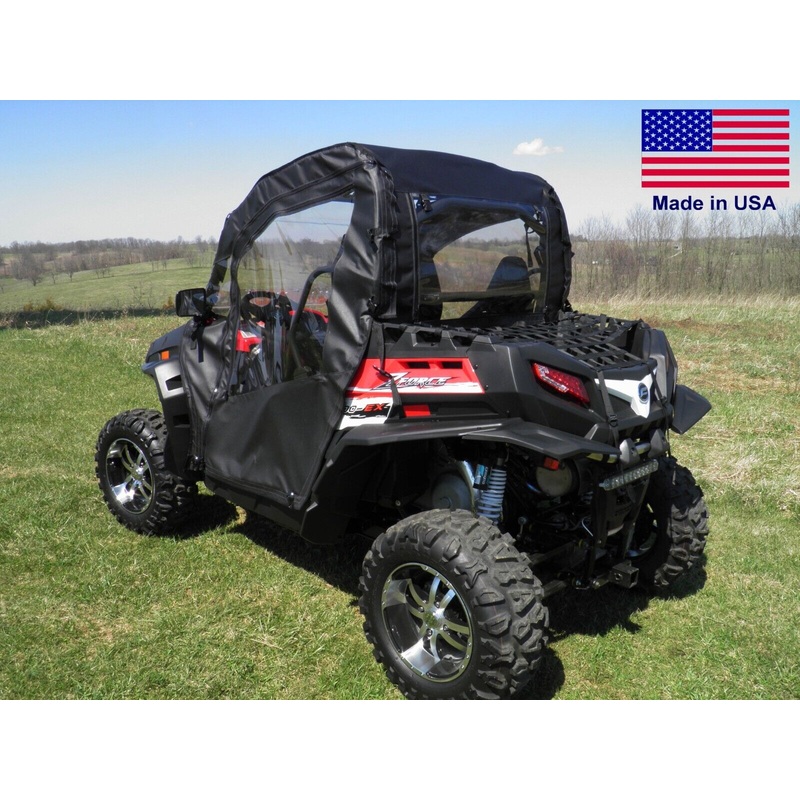Full Doors & Rear Window for CF Moto ZForce 500/800/1000 – Soft – Vinyl Windows