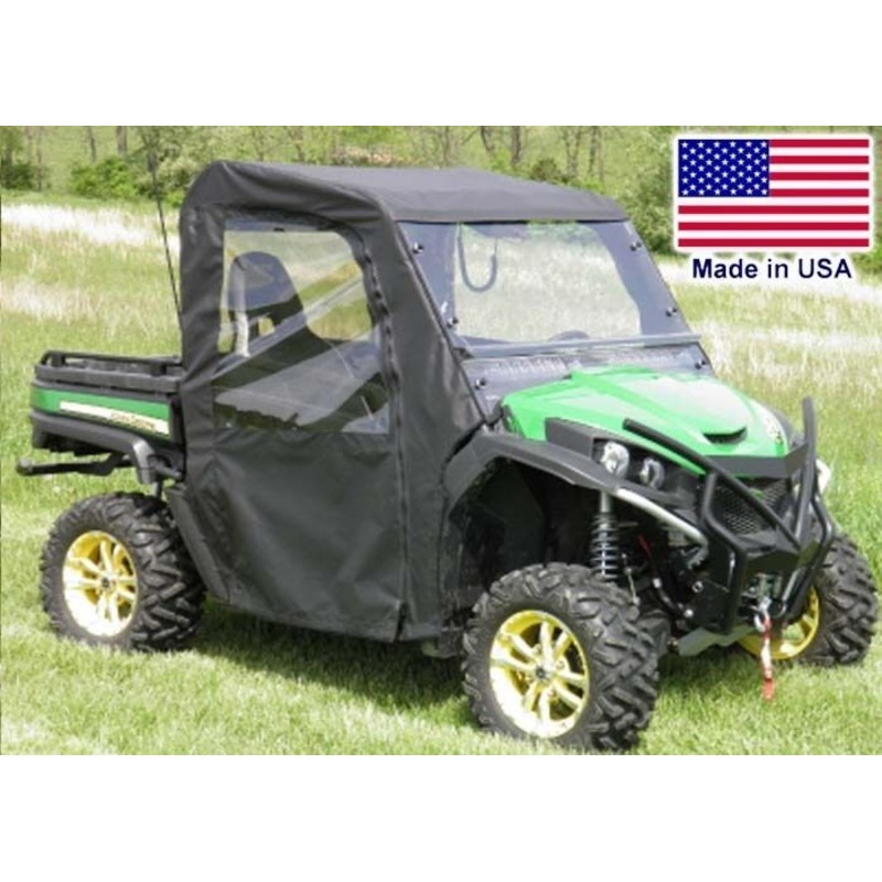 FULL ENCLOSURE for John Deere RSX/XUV/HPX – HARD WINDSHIELD, Doors, Roof, Rear