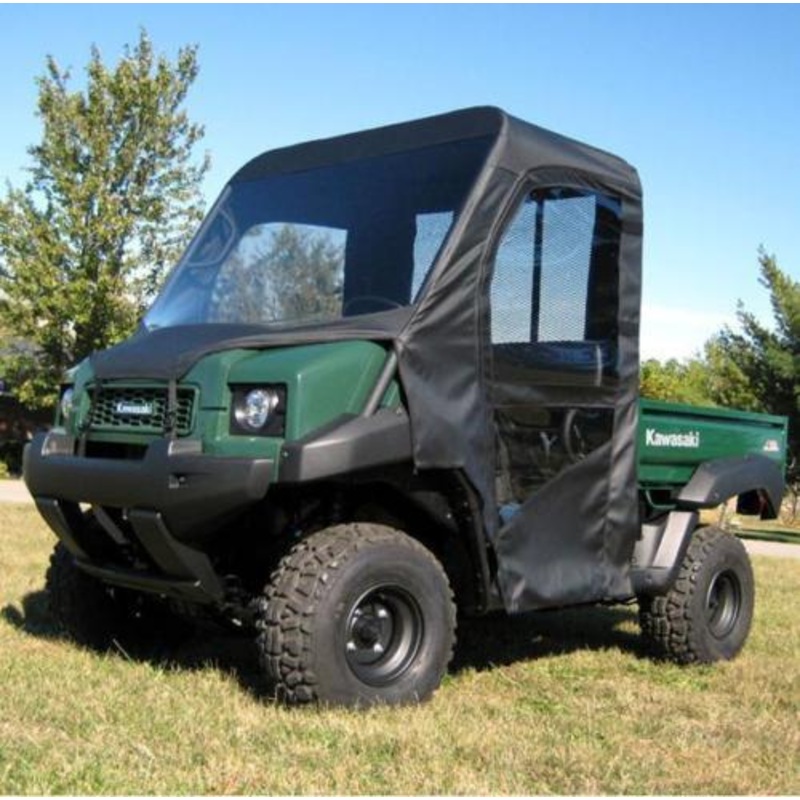 FULL ENCLOSURE for Kawasaki Mule 4000/4010 – VINYL WINDSHIELD, DOORS, REAR, ROOF