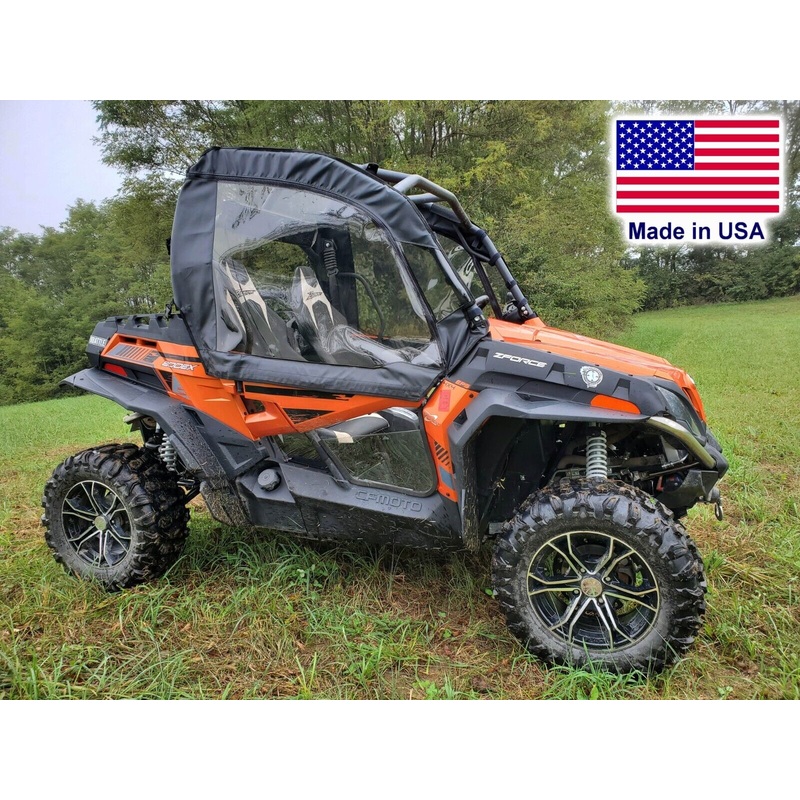 Half DOORS for CF Moto ZForce 500 / 800 / 1000 – Soft Material – Vinyl Windows