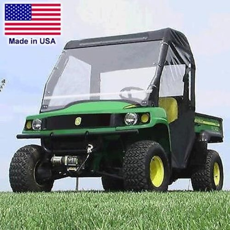 John Deere Gator Full Enclosure – HARD WINDSHIELD – Roof – Doors – Rear Window