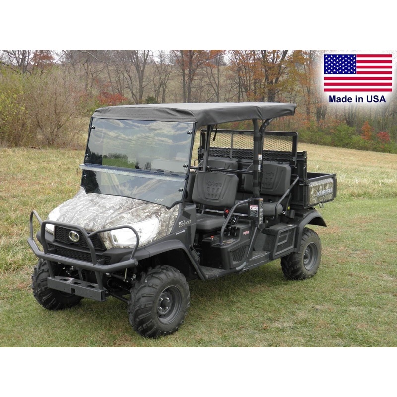 Kubota RTV X1140 HARD WINDSHIELD and Roof Combo – Soft Top – Canopy – Commercial