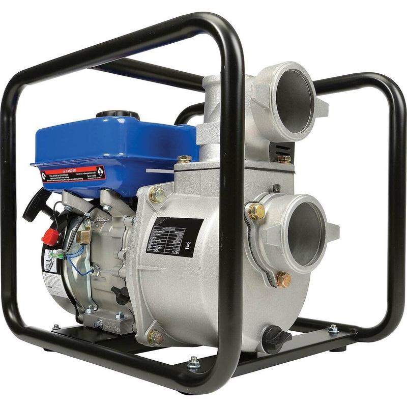 Portable WATER PUMP – 3 In and Out – 264 GPM – 7 HP – Gas Engine – 85 ft Head
