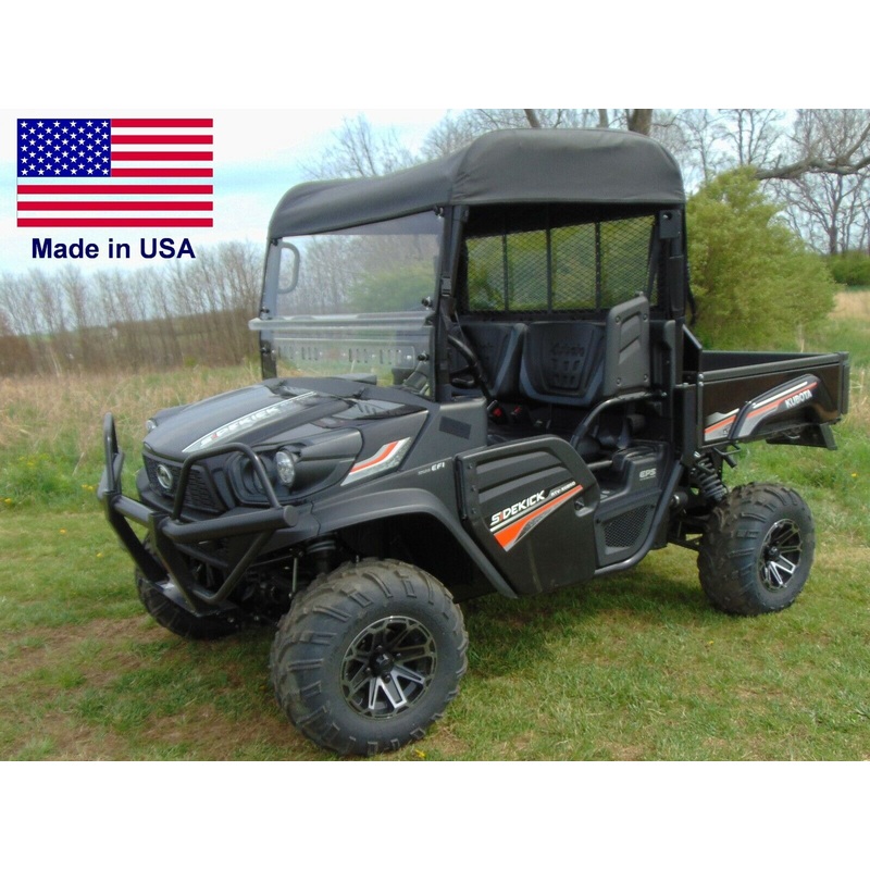 ROOF & HARD WINDSHIELD for Kubota Sidekick RTV XG850