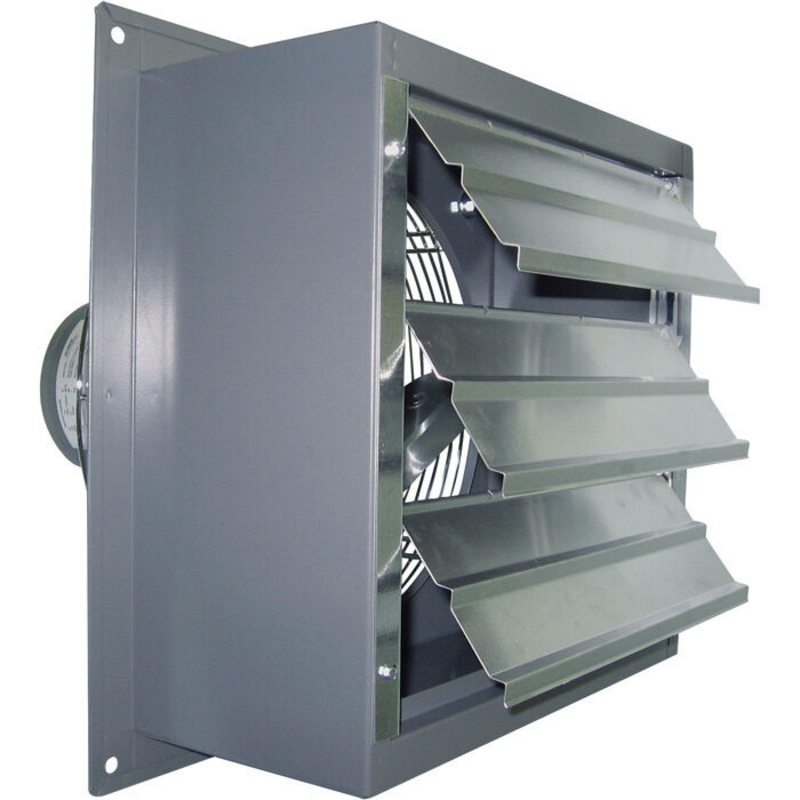 10 Wall Exhaust Fan – 1/40 HP – 2 Speed – 690 CFM – 115 Volts – 1,600 RPM