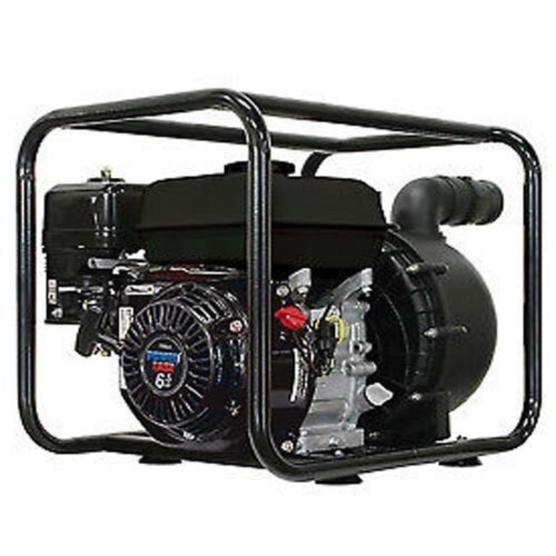 26′ Suction 2 Nylon Transfer Water Pump – 6.5HP 200GPM – 200CC Engine No Solids