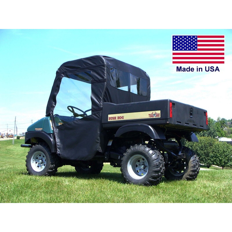 Bush Hog Trail 4400 Enclosure for EXISTING WINDSHIELD – Roof, Doors, Rear Window