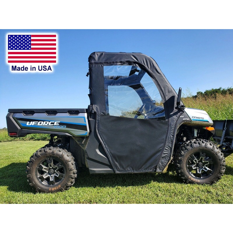 DOORS for CF Moto UForce 1000 – Soft Material – Vinyl Windows