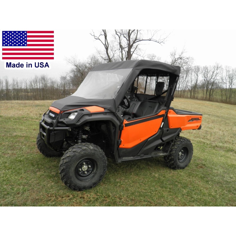 Honda Pioneer VINYL WINDSHIELD and ROOF COMBO – CANOPY – SOFT TOP