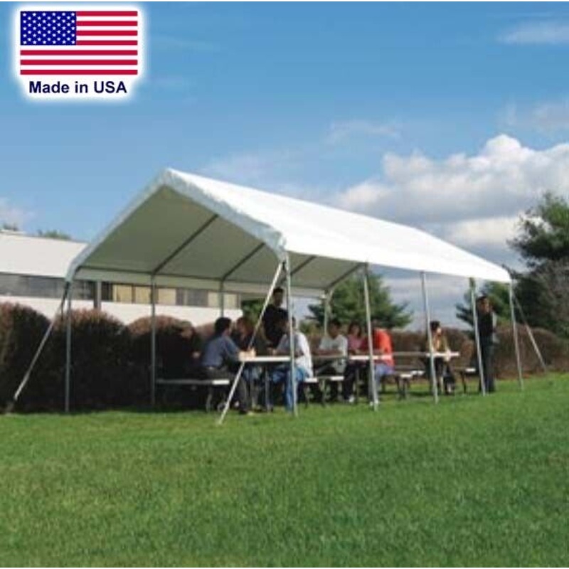Outdoor Canopy – 10 ft W x 10 ft L – Commercial Duty – 14 Gauge Steel Tube Frame