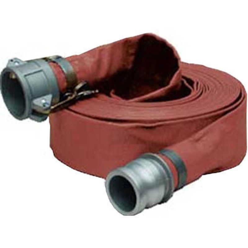 Pump Hose 6 in x 100 ft – PVC Discharge – C x E Aluminum Cam & Groove – 60 PSI