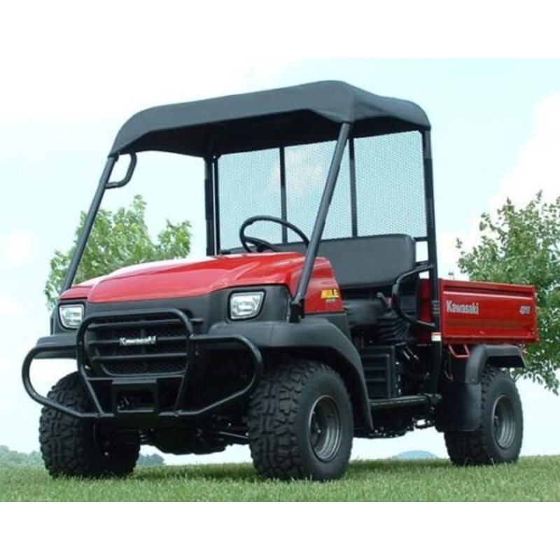 ROOF for KAWASAKI MULE 3010 – Travels Highway Speeds – Soft Top – Soft Material
