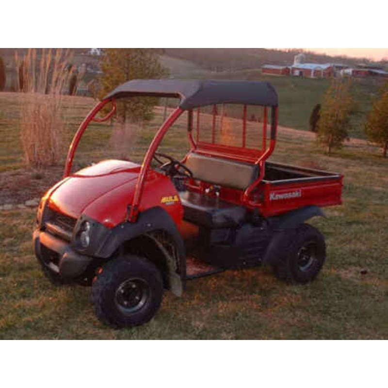 ROOF for Kawasaki Mule 600 / 610 and Trans – Travels Highway Speeds – Soft Top