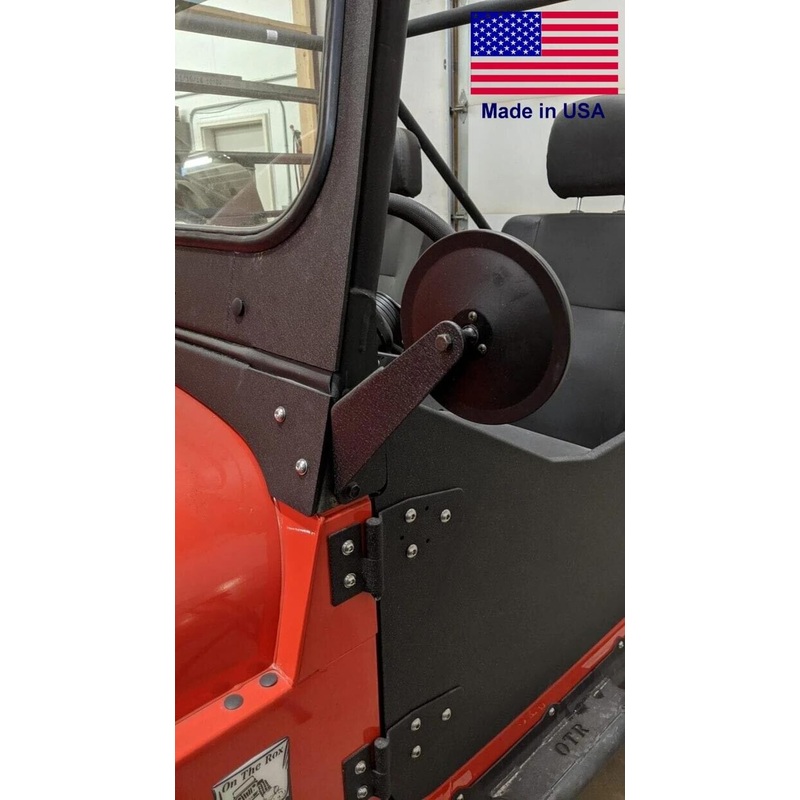Side Mirrors for Mahindra Roxor – 3/16 Aluminum – Powder Coated – Pair – USA