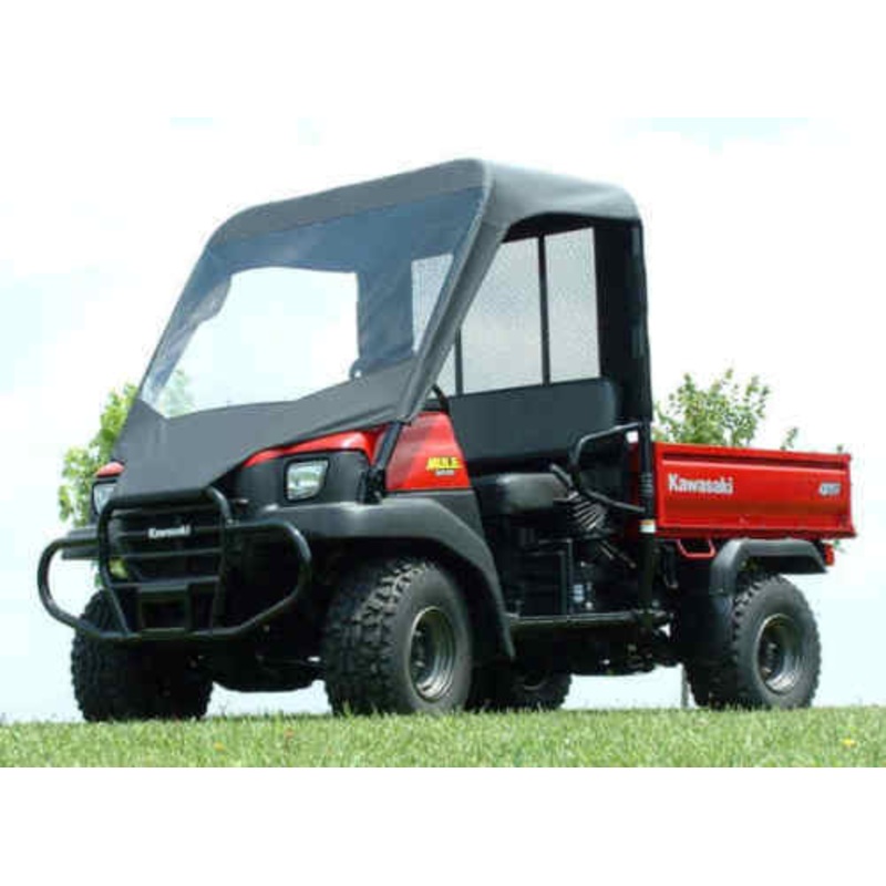 VINYL WINDSHIELD, ROOF, & REAR WINDOW for Kawasaki Mule 4000 / 4010