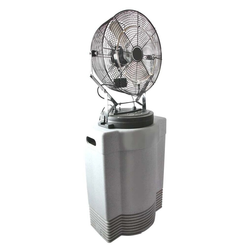 18 MISTING FAN – Cooler Mounted – 3400 CFM – 120 Volts – 1/3 Hp – 40 Gallons