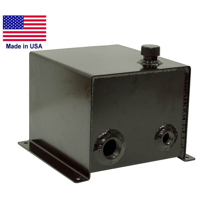 3 Gallon Hydraulic Reservoir Tank Unit – 4 Bolt Mount – Commercial Duty – USA