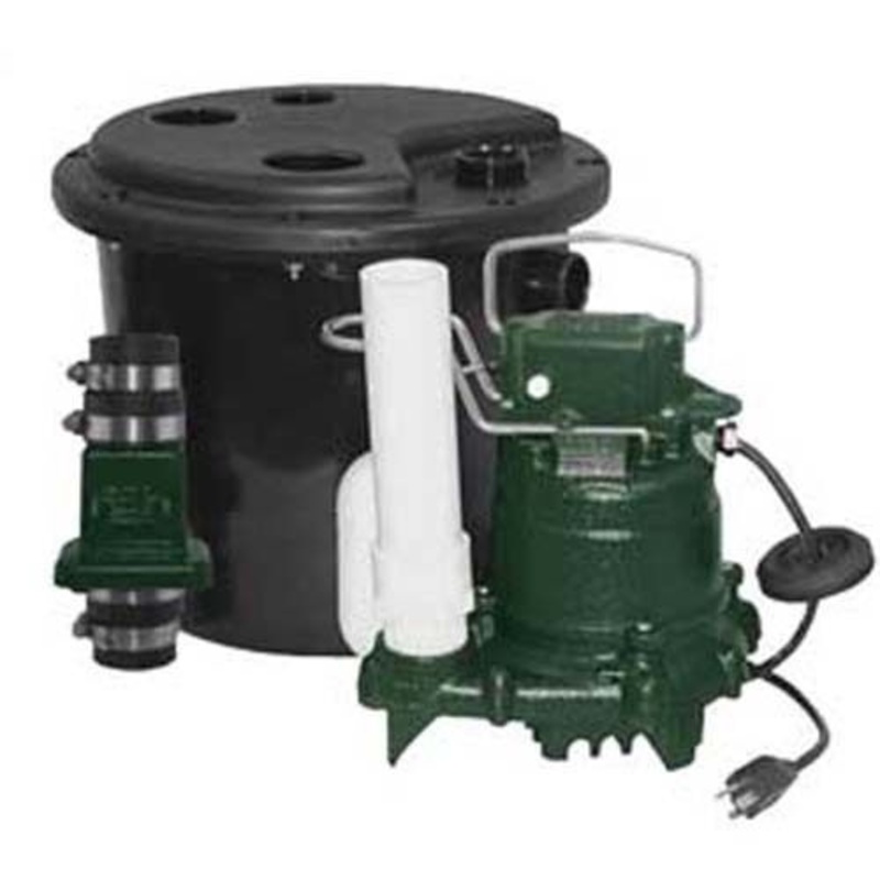 Drain Pump System – 1/2 HP – 115 Volts – 1 Phase – 72 GPM – NPT Connections