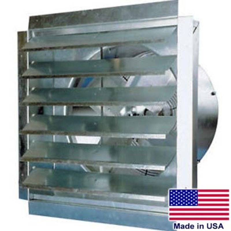 Exhaust Fan – Integrated Shutter Mount – 1400 CFM – 14 Fan Diameter – 115V