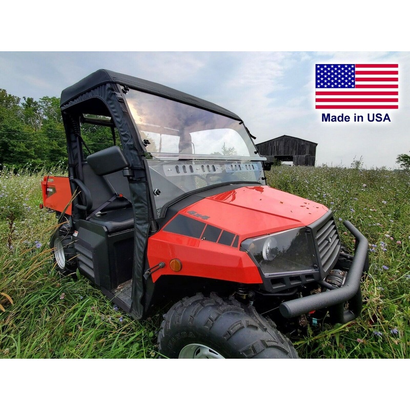 Half Enclosure for UT400 / Outfitter 400 – HARD WINDSHIELD, ROOF, & REAR WINDOW