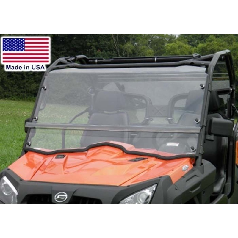 HARD Windshield for CF Moto UForce 500 / 600 / 800 / 1000 – Withstands Hwy Spds