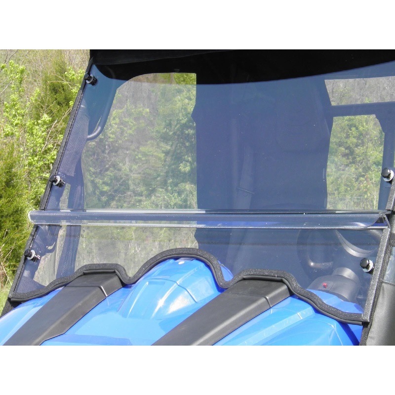 HARD WINDSHIELD for Massimo 500 / 700 – Polycarbonate – Travels Highway Speeds