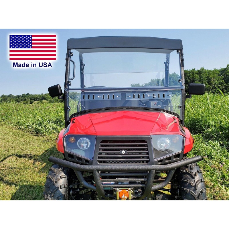 HARD WINDSHIELD & ROOF for Coleman UT400 / Outfitter 400 – Soft Top – Heavy Duty