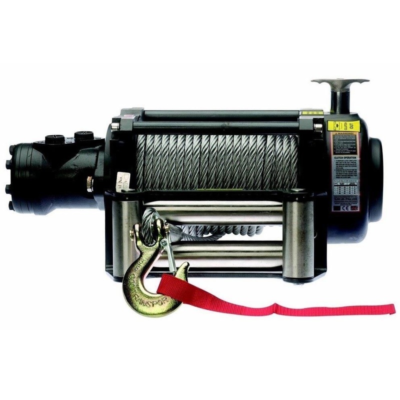 Hydraulic Winch – 12,500 or 17,000 LBS – Includes Accessories – Commercial Duty