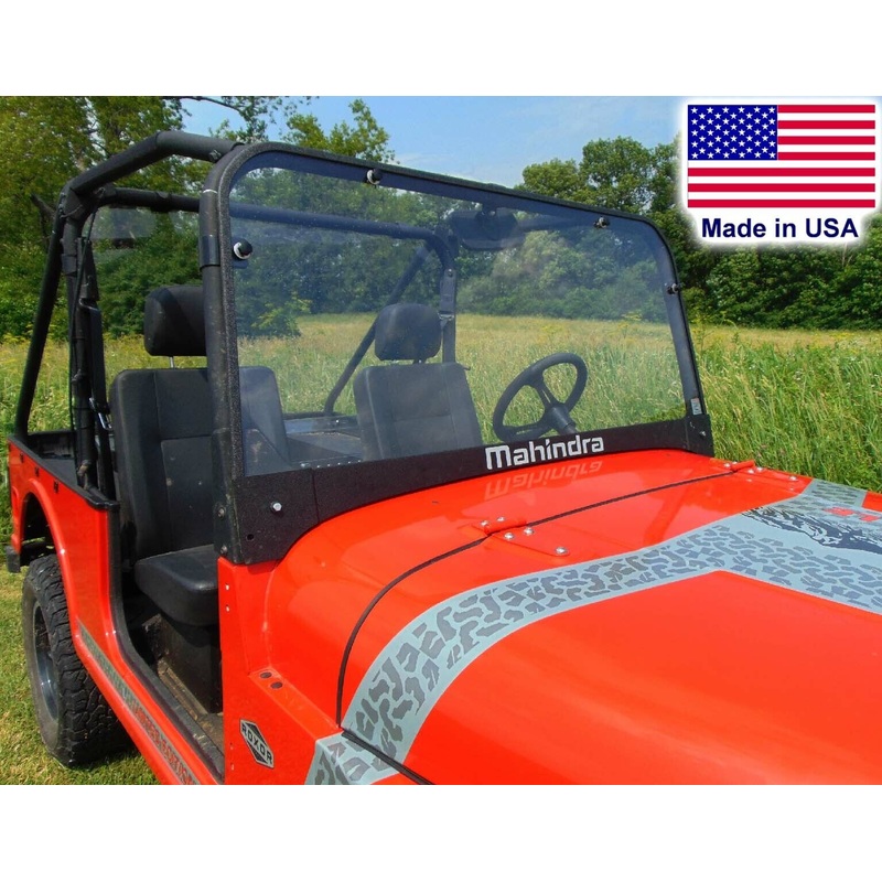 Mahindra Roxor SOLID HARD WINDSHIELD – Polycarbonate – Withstands Highway Speeds