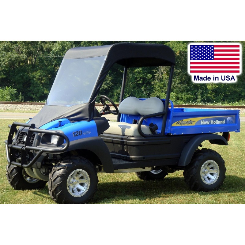 New Holland Rustler VINYL WINDSHIELD and ROOF COMBO – Soft Top – Puncture Proof
