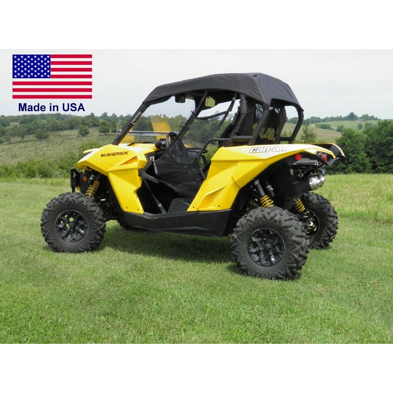 Partial Enclosure for Can Am Maverick – HARD WINDSHIELD, ROOF, & REAR WINDOW
