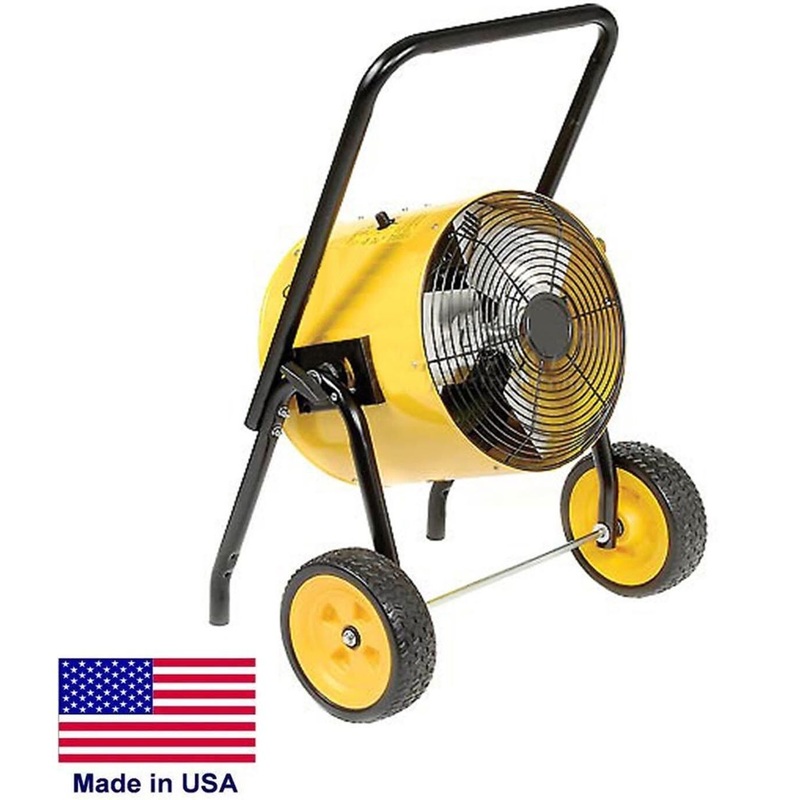 Portable Electric Heater – 51,195 BTU – 2,000 Sq Ft – 800 CFM – 240 Volts – 1 Ph